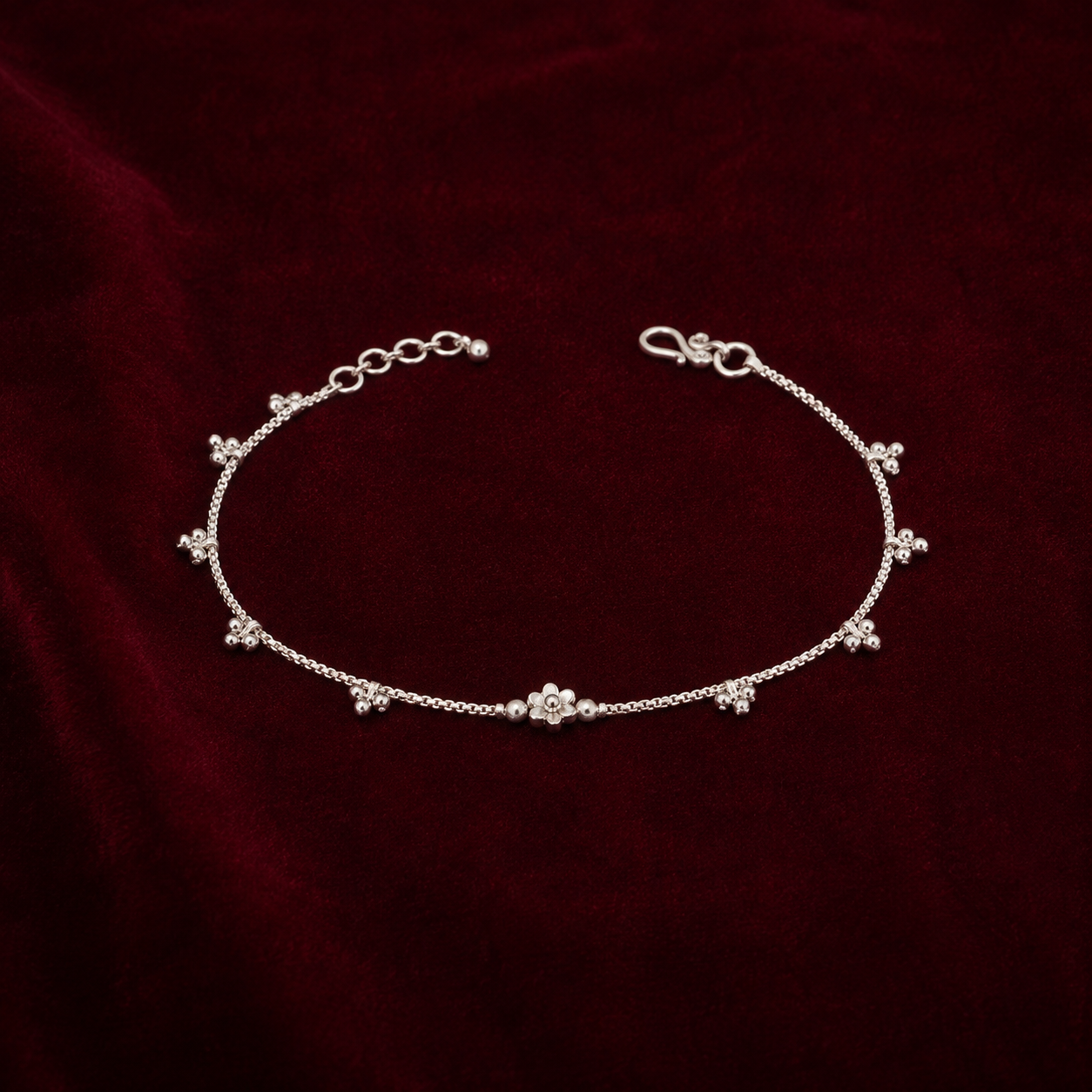 Lightweight Silver Payal