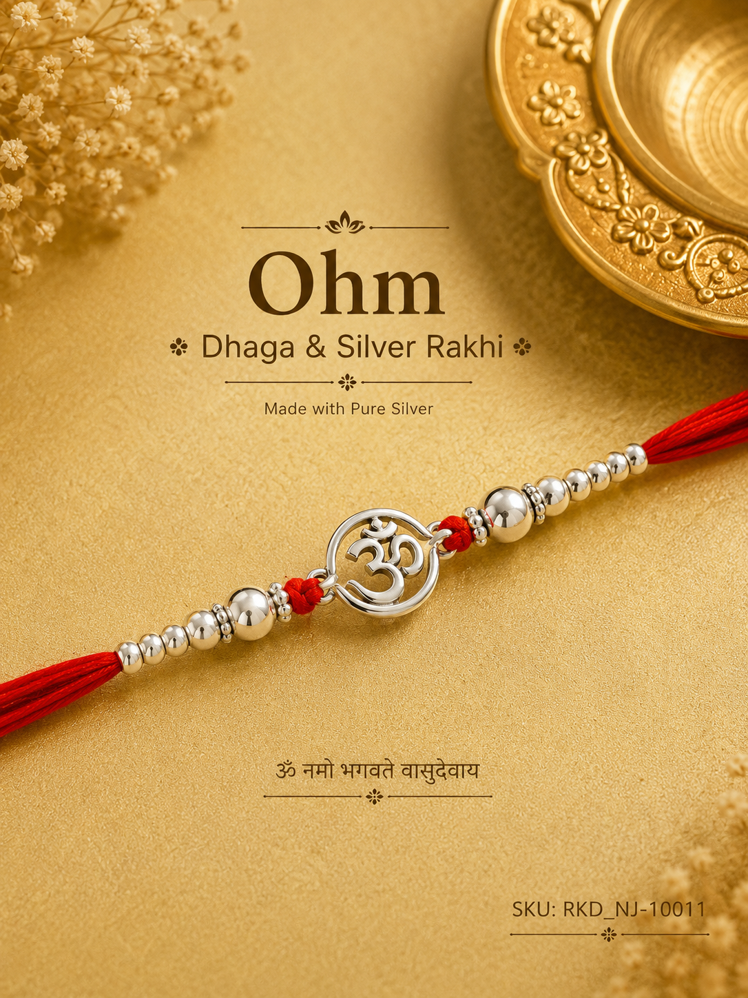 OHM Dhaga & Silver Rakhi
