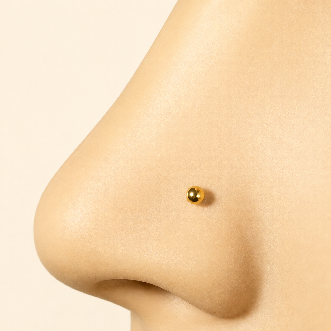 Gold Long Nose Pin - 60 mg