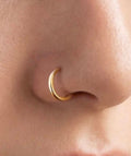 Gold Plain Nose Ring - 200 mg
